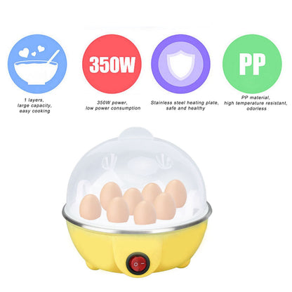 6-Egg Electric Steamer Cooker – Fast Microwave Egg Boiler