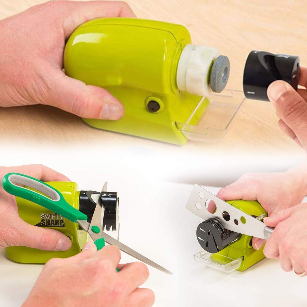 Swifty Tool Sharpener™ | Cordless Electric Knife, Scissor & Household Tool Sharpener