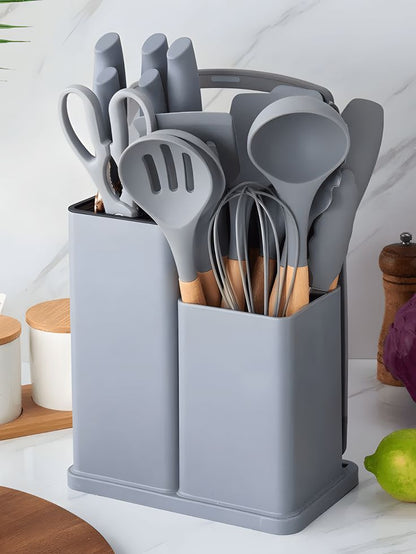 Protect Your Non-Stick Pans – Premium 19-Piece Kitchen Set (UAE Delivery)