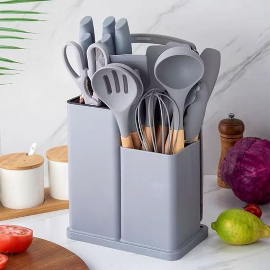 Protect Your Non-Stick Pans – Premium 19-Piece Kitchen Set (UAE Delivery)